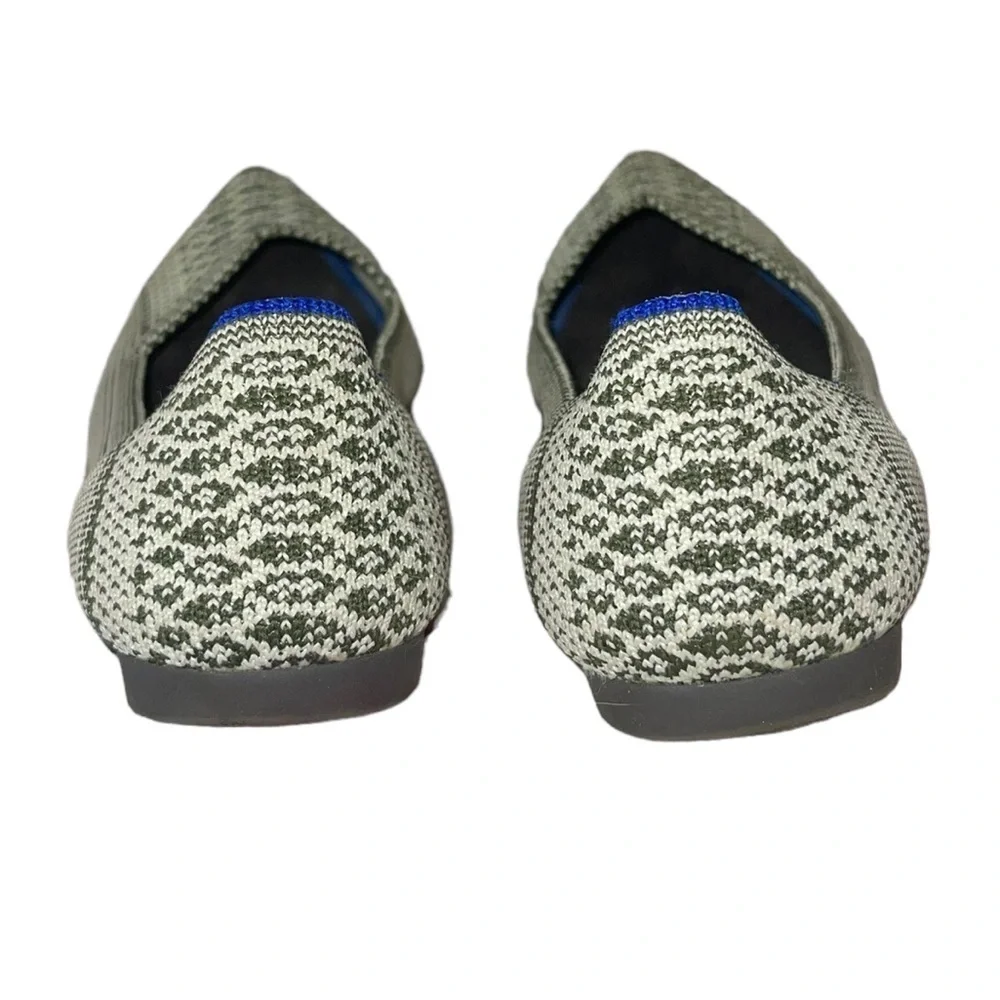 Rothy's Pistachio Python pointed toe flats. RARE- retired. Size W6 GUC - Picture 8 of 14